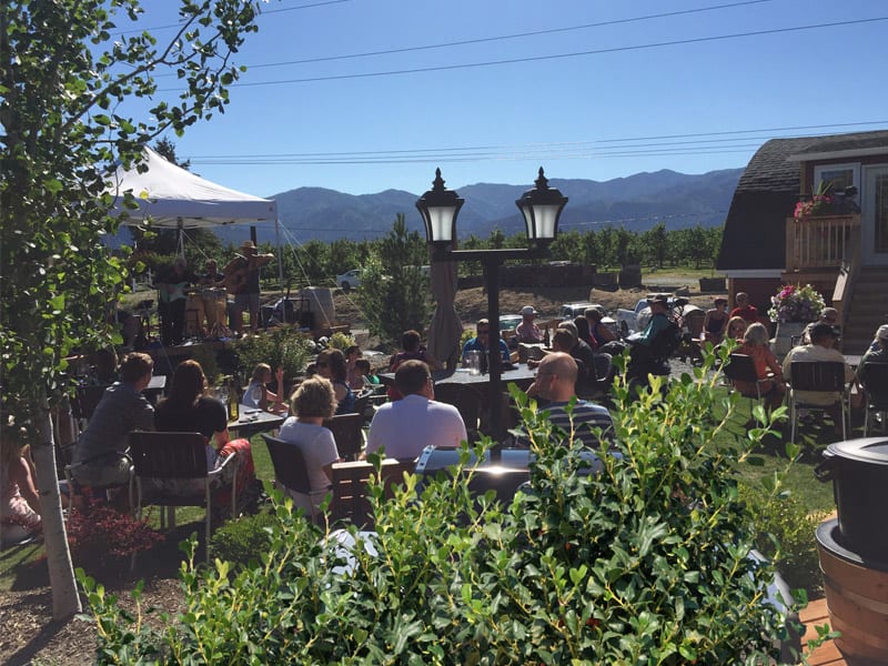 Radiance Winery outdoor event