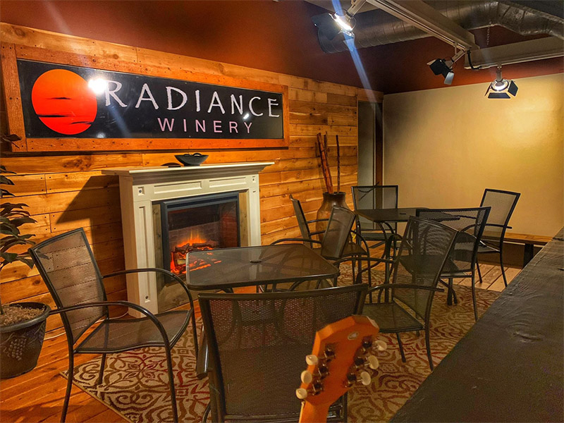 radiance winery tasting room