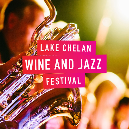 lake chelan wine and jazz festival poster