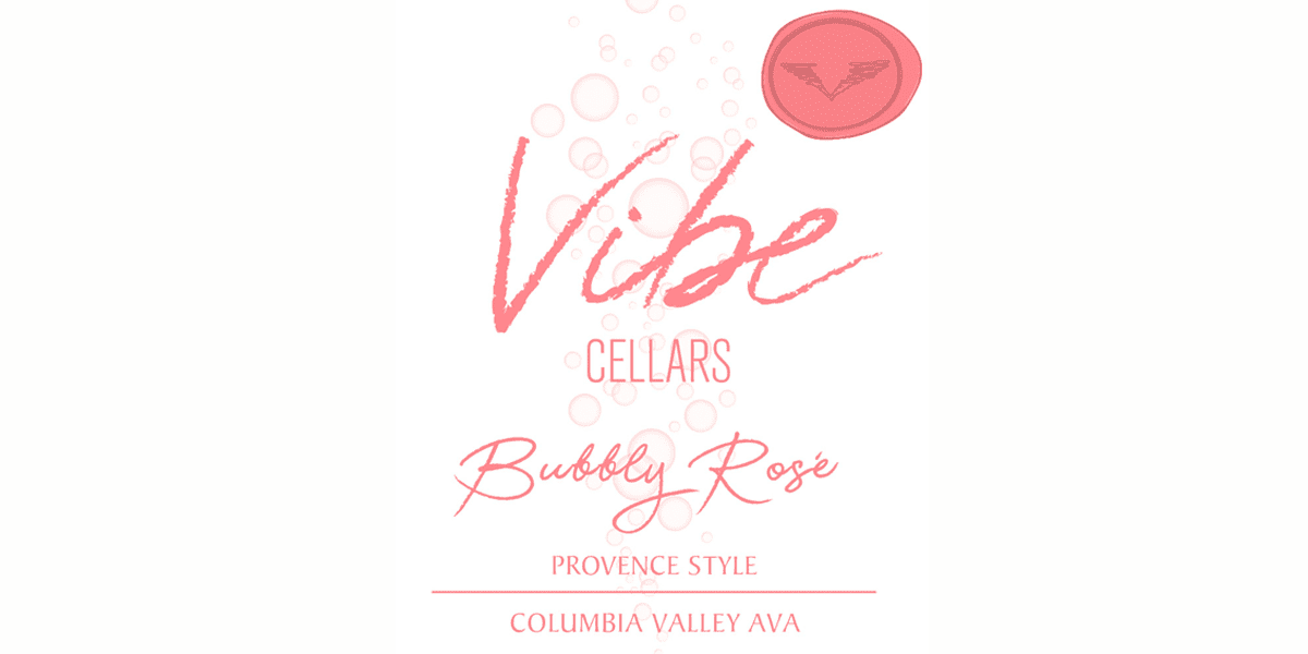 Vibe Cellars bubbly rose flyer