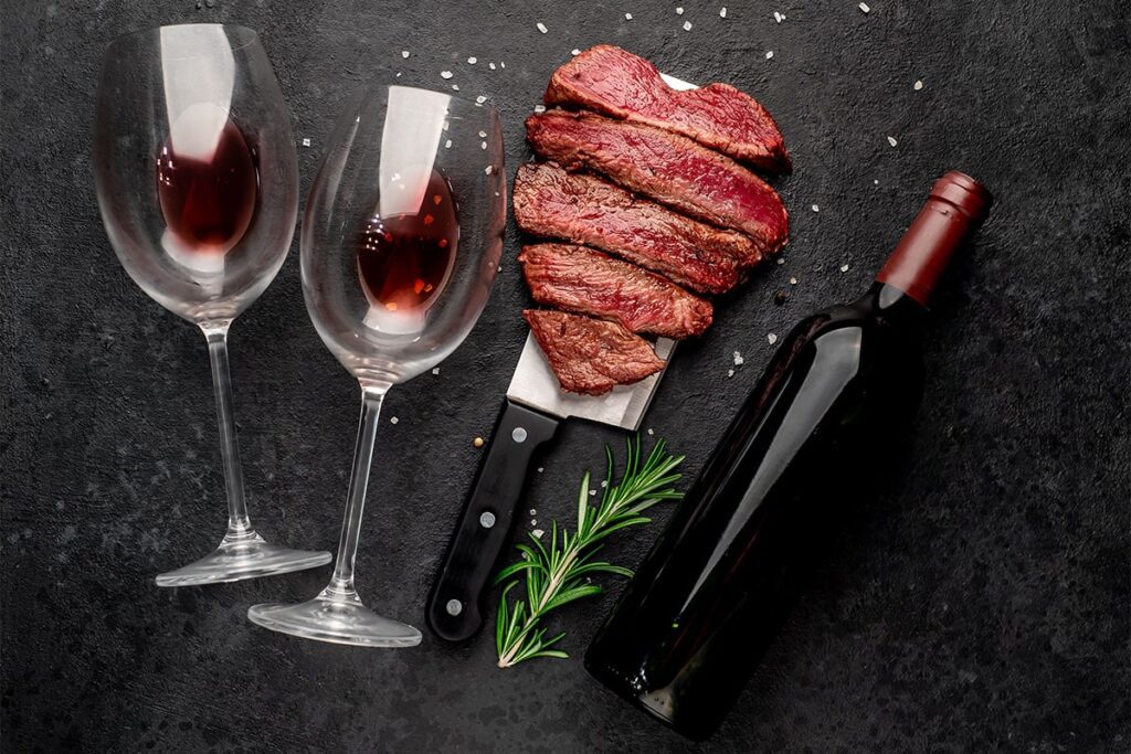 Pairing wine tannins with steak