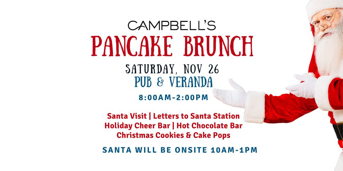 Pancake Brunch with Santa at Campbell’s Resort