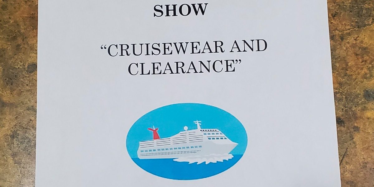 Main Street Gallery Fashion Show- Cruisewear & Clearance