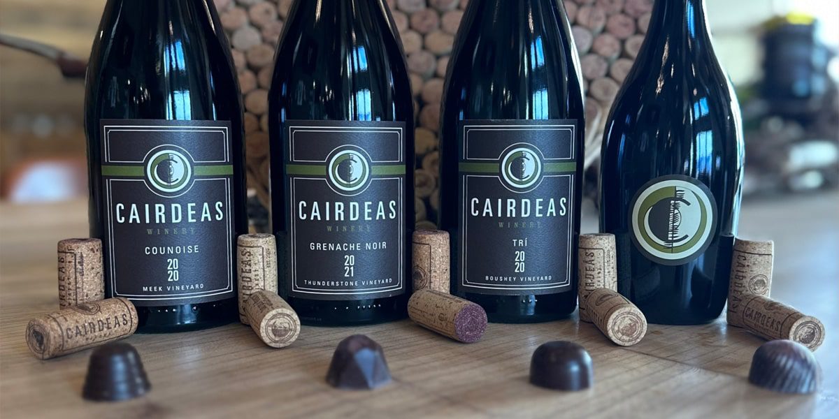 Cairdeas + Merrow Chocolatier Red Wine & Chocolate Pairing