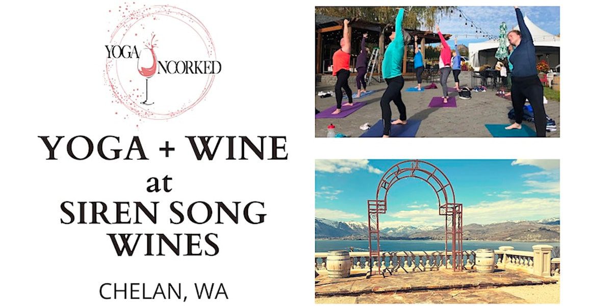 Yoga + Wine at Siren Song Winery