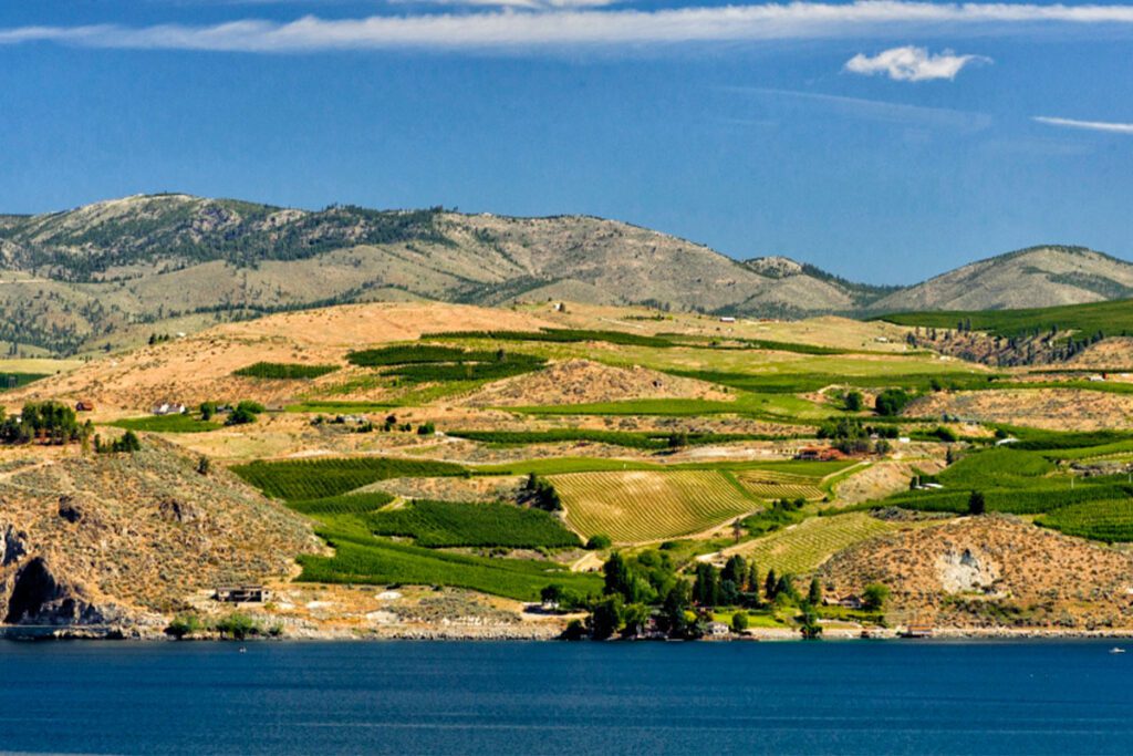 Wide view of Chelan AVA