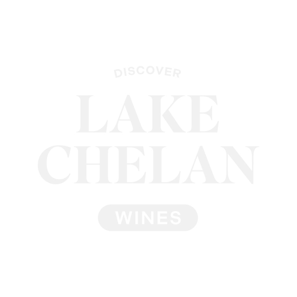 Discover Lake Chelan Wines Logo - White