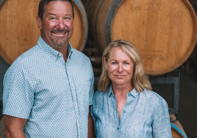 Grant & Cheryl at Production Facility